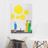 "High five yellow sun!" tactile painting (Original)