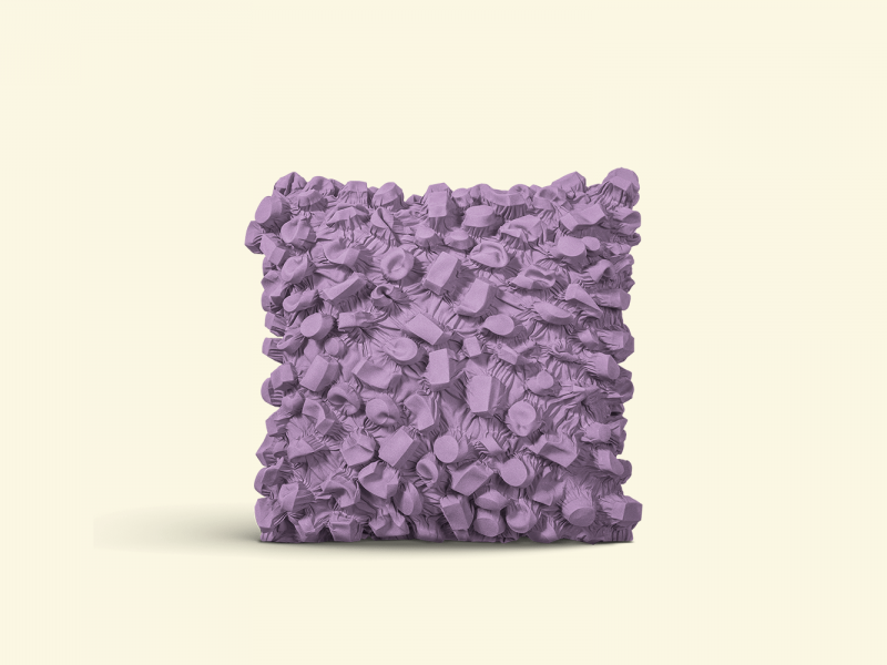 BurBur Square Cushion Lavender 45 x 45 cm