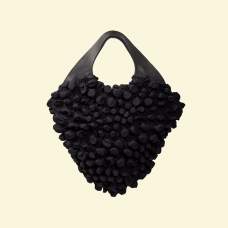 BurBur M size Rhombus Bag [Black Sand Beach]