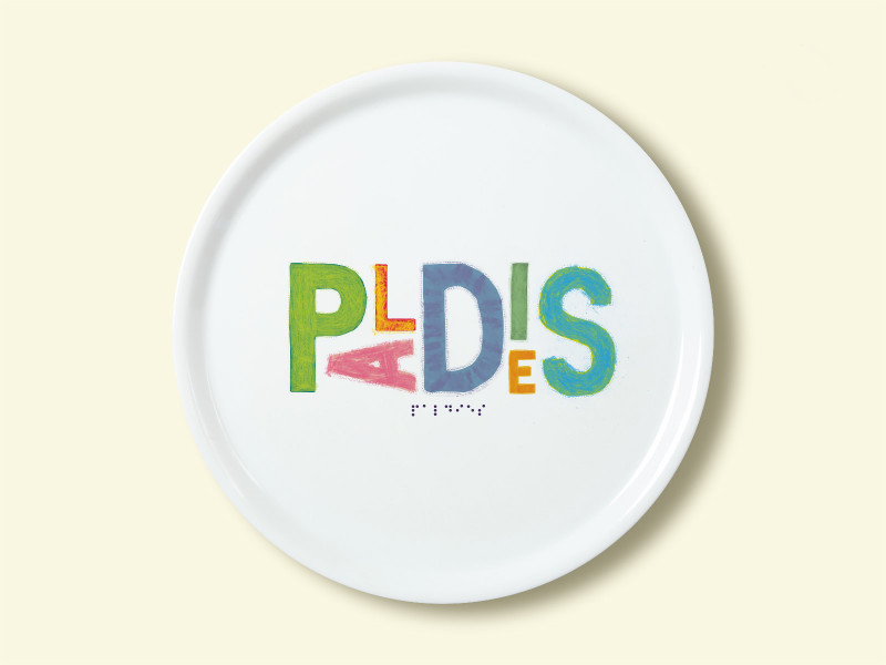 Porcelain plate - "PALDIES" Ø32 pica plate